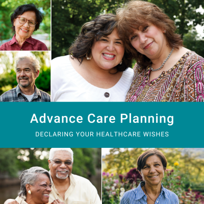 Advertisement for Advance Care Planning that says 