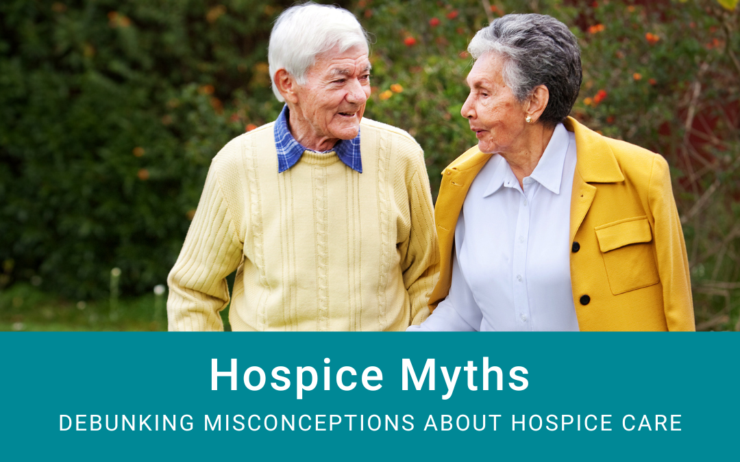 In Hospice Myths, we'll debunk common misconceptions about hospice care. It's not about death, it's about quality of life!